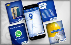 Mockup Redes Sociais - Agiliza Casa e Construção